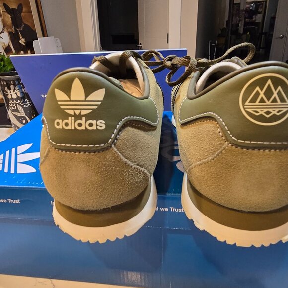 Adidas Moston Super SPZL Shoes In Cargo/Olive/Trace Olive (ID3515) -Men's US 13 - Picture 7 of 10
